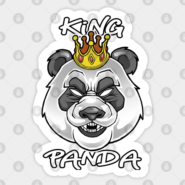 King Panda Sticker by dnlribeiro88